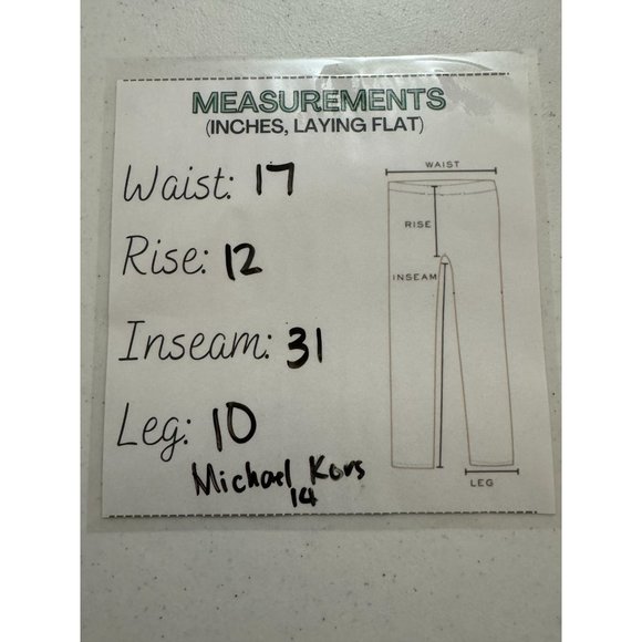 Michael Kors NWT Sz 14 Higher Rise Selma Boot Cut Jeans - Picture 2 of 14